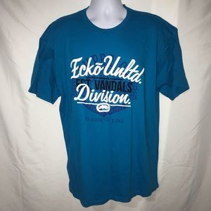 Ecko Unlimited Mens Sz XL Royal Blue T-Shirt ❤️